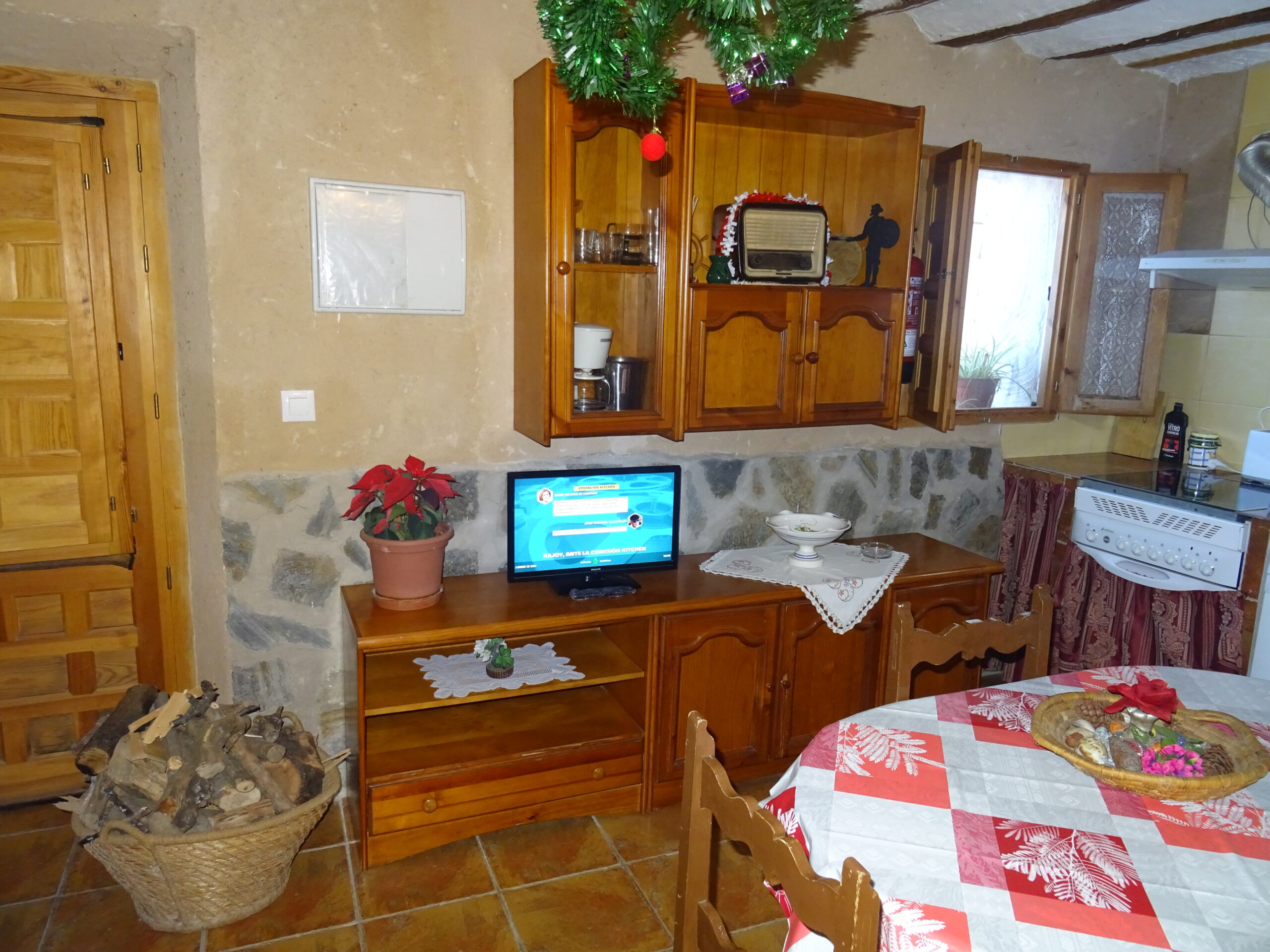 Entrada al salón de casa rural Paraíso del Júcar